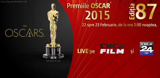 Gala premiilor Oscar va fi difuzată, în direct și în exclusivitate în România, de Digi Film și Digi24