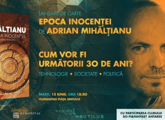 Epoca inocenței – lansare de carte la Brașov și discuție despre următorii 30 de ani