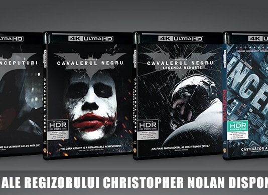 Cele mai apreciate filme ale regizorului Christopher Nolan disponibile acum pe Blu-ray 4K