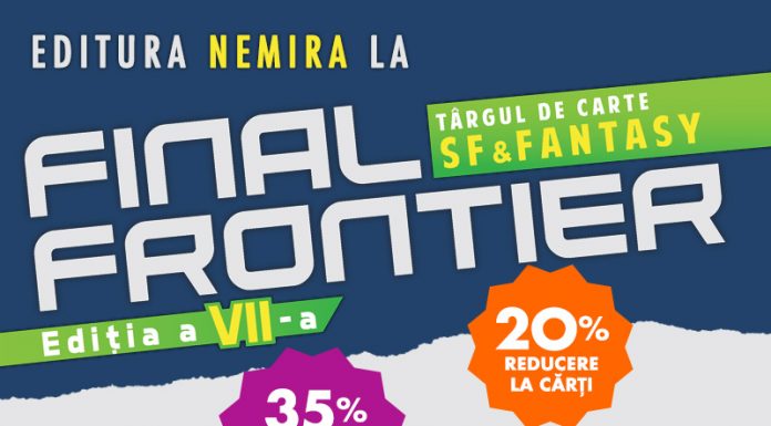 Noutăți, club de carte și întâlniri cu cititorii Nemira la Final Frontier 2018