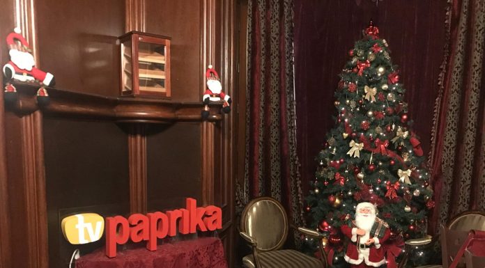 TV Paprika și-a invitat prietenii la o cină la palat