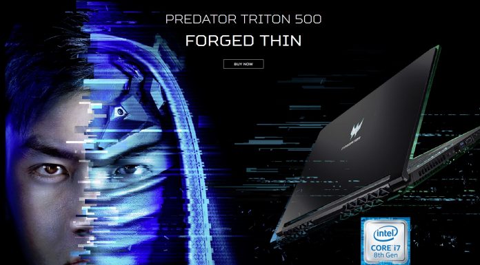 Acer Predator Triton 500 – Gaming Extrem la purtător
