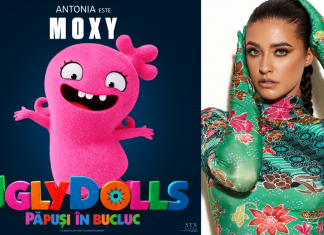 Antonia face senzaţie pe marile ecrane la debutul său în animaţia “UglyDolls: Păpuşi în bucluc”