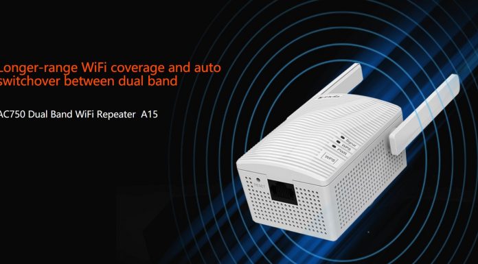 Tenda A15 AC750 Dual Band WiFi Repeater – Lărgește aria de acoperire a semnalului WiFi