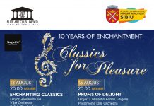 Classic for Pleasure 2020: Începe a X-a ediție a festivalului Classics for Pleasure pe 13 august!
