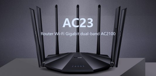 Tenda AC23 AC2100 Dual Band Gigabit WiFi Router – Acoperire extinsă și performanță