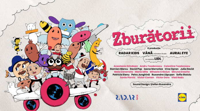 Urmărește Zburătorii, animația colaborativă dintre copii și artiști, la Animest!