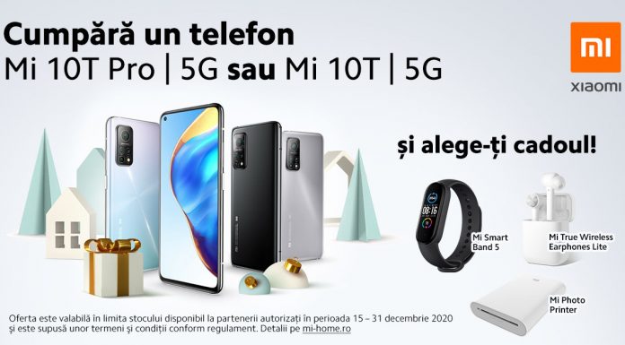Xiaomi lansează campania “Intră în atmosfera sărbătorilor de iarnă cu Mi 10T Pro și Mi 10T”