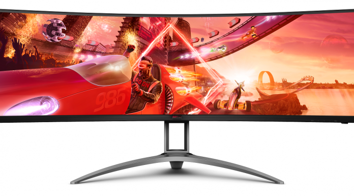 Monitor gigant: AOC lansează monitorul de gaming AG493UCX cu o rație super-wide de 32:9