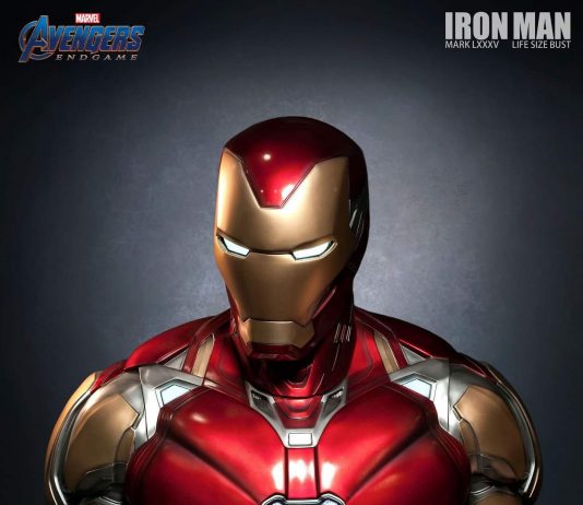 Queen Studios anunță bustul 1:1 Iron Man Mark 85