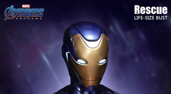 Queen Studios anunță bustul 1:1 Iron Man Mark 49 Rescue