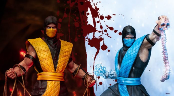 Iron Studios prezintă statuetele la scala 1/10 cu Scorpion și Sub-Zero din Mortal Kombat