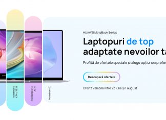 Huawei revine cu un nou val de reduceri pentru laptopurile de top