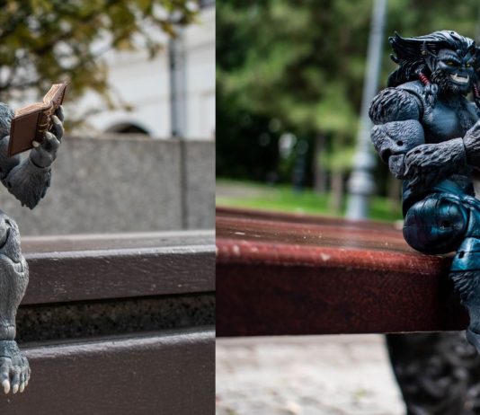Figurine “Out in the Wild” – Marvel Legends X-Men Grey/Dark Beast Hasbro