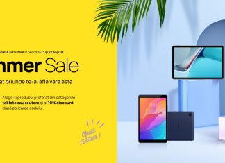 Cel mai bine vândute tablete și routere Huawei au parte de reduceri în cadrul Huawei Online Store