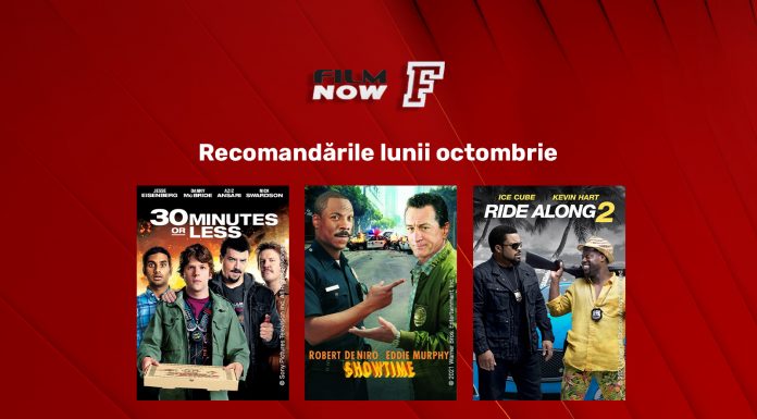 Comedie de zile mari în producțiile lunii octombrie la Film Now