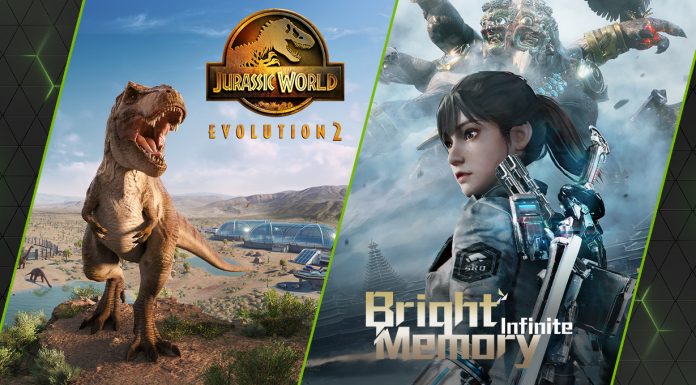 RTX ON în joiaGFN: Jurassic World Evolution 2 & Bright Memory: Infinite pe GeForce NOW