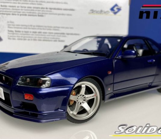 Nissan Skyline GT-R R34 (Midnight Purple) – Solido – Prezentare