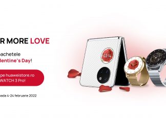 Huawei vine cu oferte extra de 10% pentru zeci de produse în cadrul campaniei de Valentine’s Day