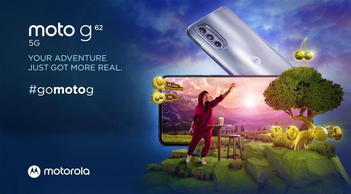 Motorola lansează cel mai nou model din gama moto g: noul moto g62 5G