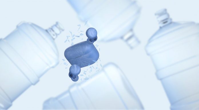 Sony lansează noul model LinkBuds S „Earth Blue”, cele mai mici și mai ușoare căști cu adevărat wireless cu tehnologia de anulare a zgomotului de la Sony, realizate din bidoane de apă reciclate
