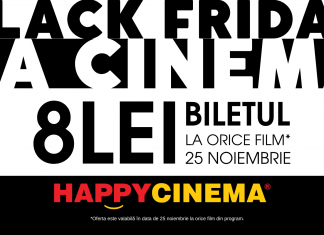 Vineri, 25 noiembrie, e Black Friday la Happy Cinema!