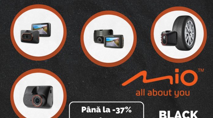 De Black Friday, Mio vine cu reduceri între 12% și 37% la toată gama de camere auto de bord