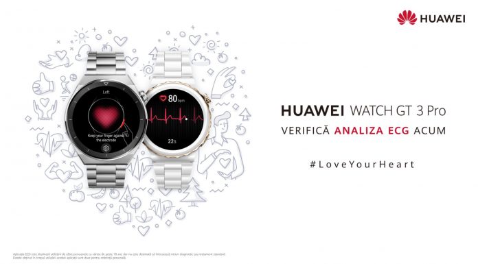 Primele smartwatch-uri HUAWEI care primesc certificare medicală în România – WATCH GT 3 Pro și WATCH D