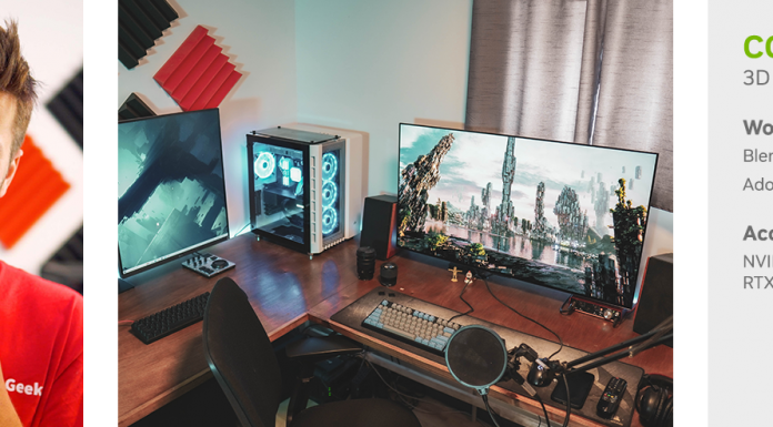 Noua inițiativă creativă 9-5 și În NVIDIA Studio cu animatorul CG Geek