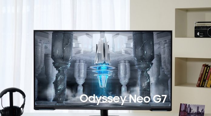Noul Odyssey Neo G7 43 inci – primul monitor plat Mini-LED pentru gaming de la Samsung