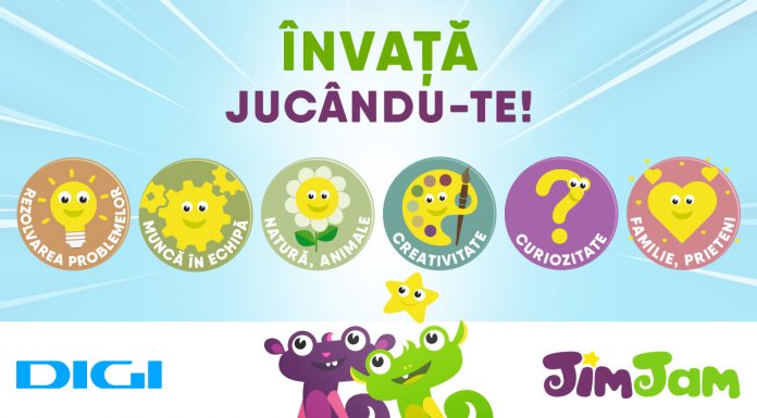 JimJam și DIGI – parteneri în sprijinul părinților