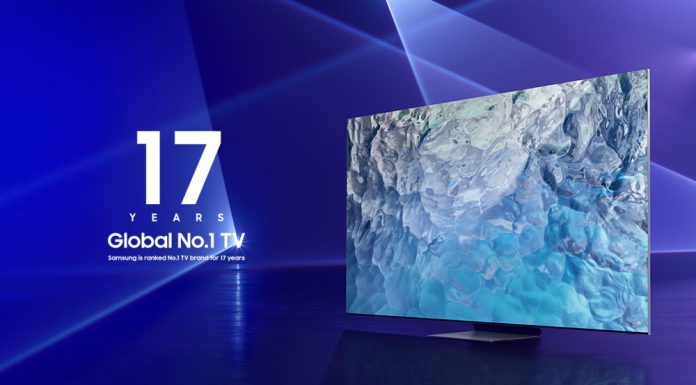 Excelență în inovație: Samsung este lider pe piața globală de televizoare pentru al 17-lea an consecutiv