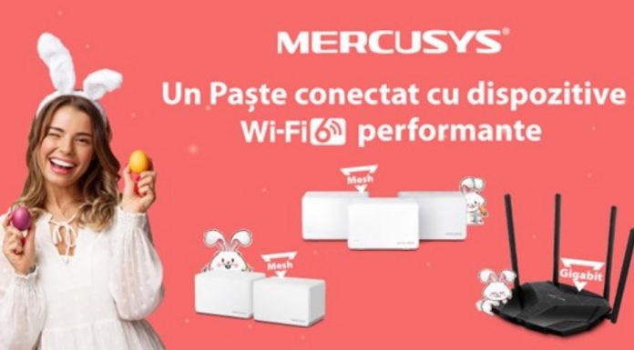 Experiențe memorabile alături de cei dragi de Paște, chiar și de la distanță, cu soluțiile Wi-Fi Mercusys