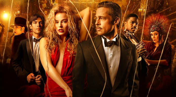 Brad Pitt și Margot Robbie joacă în Babylon, disponibil în exclusivitate pe SkyShowtime începând cu 6 iulie 2023
