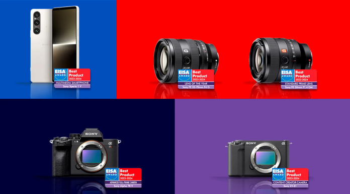 Sony a obținut cinci premii la EISA Awards 2023, inclusiv pentru Xperia 1 V și Alpha 7R V