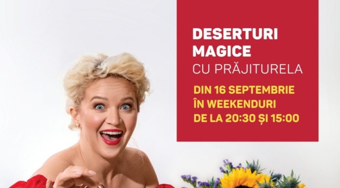 ”Deserturi Magice cu Prăjiturela” este premiera fermecătoare din septembrie, la TV Paprika