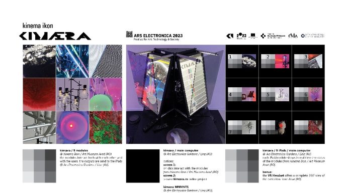 kinema ikon prezintă proiectul kimæra în cadrul Festivalului ARS ELECTRONICA 2023