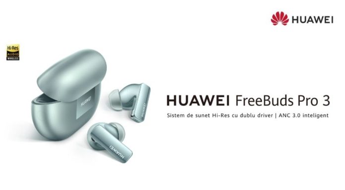 Huawei lansează noua generație flagship de căști FreeBuds Pro 3