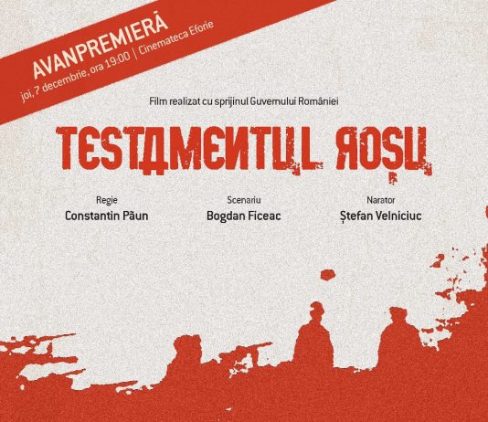Testamentul Roșu din 8 decembrie la cinema
