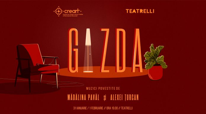 Mădălina Pavăl și Alexei Țurcan prezintă GAZDA – un nou concept de spectacol sonor, în premieră la Teatrelli