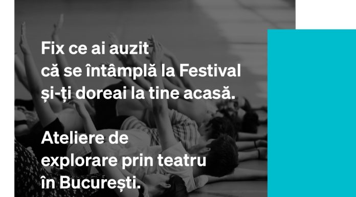 Ideo Ideis vine la București cu Ateliere de explorare prin teatru dedicate adolescenților
