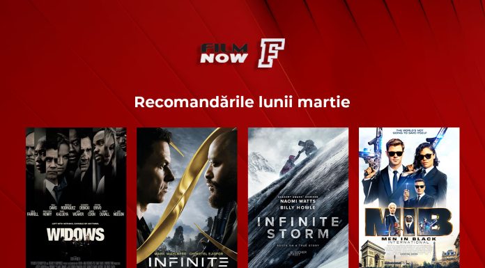 La Film Now, acțiunea este la putere în peliculele lunii martie