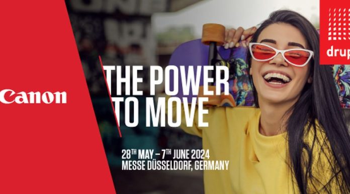 Canon demonstrează „Puterea de a pune lucrurile în mişcare“, la drupa 2024