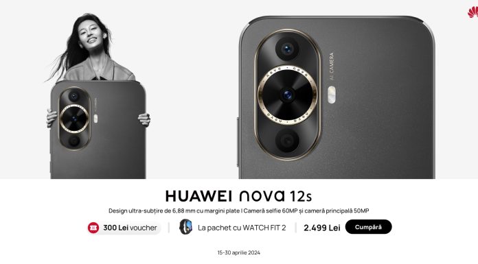 HUAWEI nova 12s, disponibil în România
