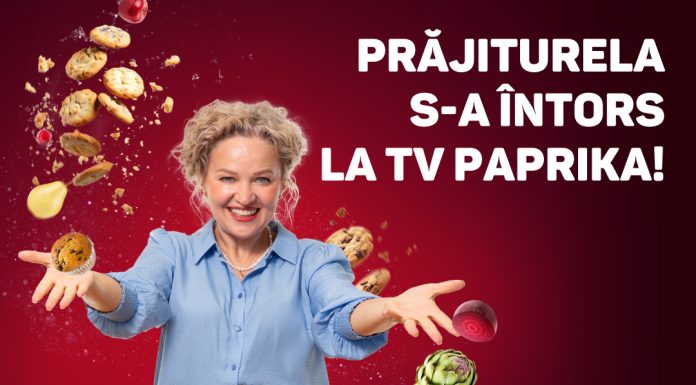 Toamna începe cu două emisiuni culinare în premieră la TV Paprika cu Prăjiturela!
