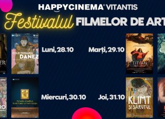 Festivalul filmelor de artă la Happy Cinema Vitantis: o călătorie vizuală prin marile capodopere ale lumii!