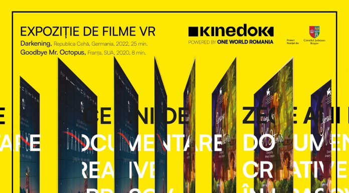 Ediția aniversară KineDok Brașov se încheie cu o expoziție specială de filme VR