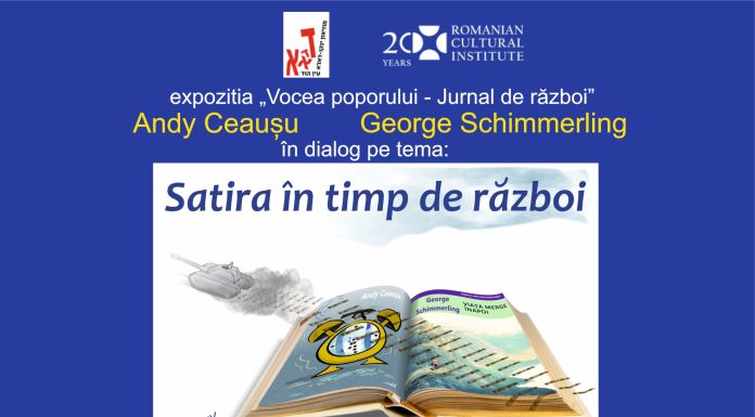 Satira pe timp de război – Gallery talk la ICR Tel Aviv