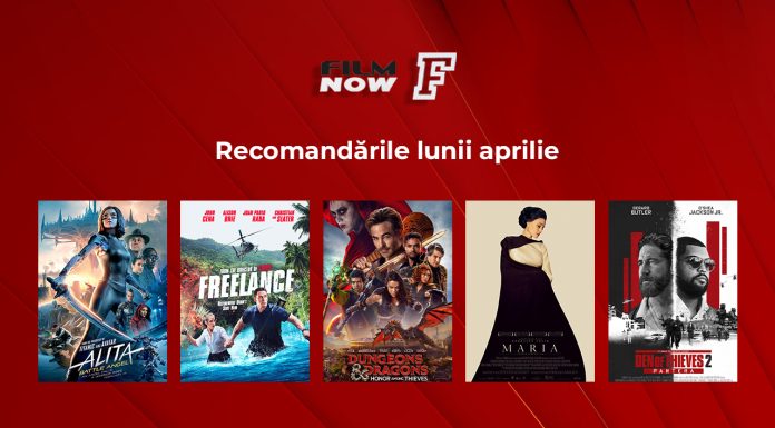În aprilie, pe Film Now, ține pasul cu eroi legendari și destine pe muchie de cuțit