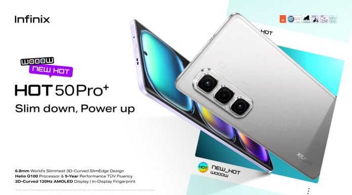 Infinix anunţă disponibilitatea modelului Hot 50 Pro+